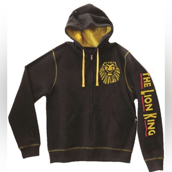 Disney Other - Disney presents The Lion King live on Broadway - zipper hooded sweatshirt - M